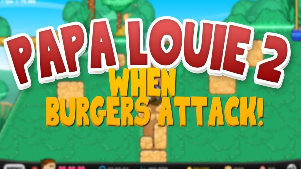 Papa Louie 2: When Burgers Attack Unblocked - Join Papa Louie in a delicious adventure, defeating food foes and rescuing loyal customers!
